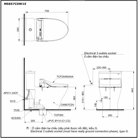 Bản vẽ kỹ thuật MS857CDW15