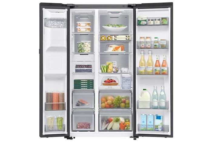 TỦ LẠNH BESPOKE AI SIDE BY SIDE - AI HOME RS90F65D2FSV