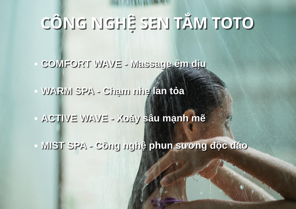 CÔNG NGHỆ SEN TẮM TOTO