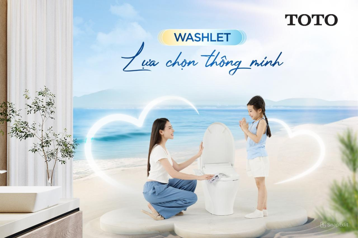 NHÀ CÓ TRẺ NHỎ? WASHLET LÀ LỰA CHỌN THÔNG MINH
