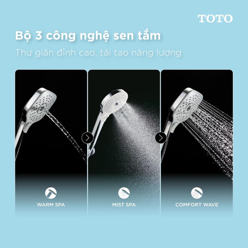 Trọn vẹn hơn với công nghệ tắm cốt lõi TOTO