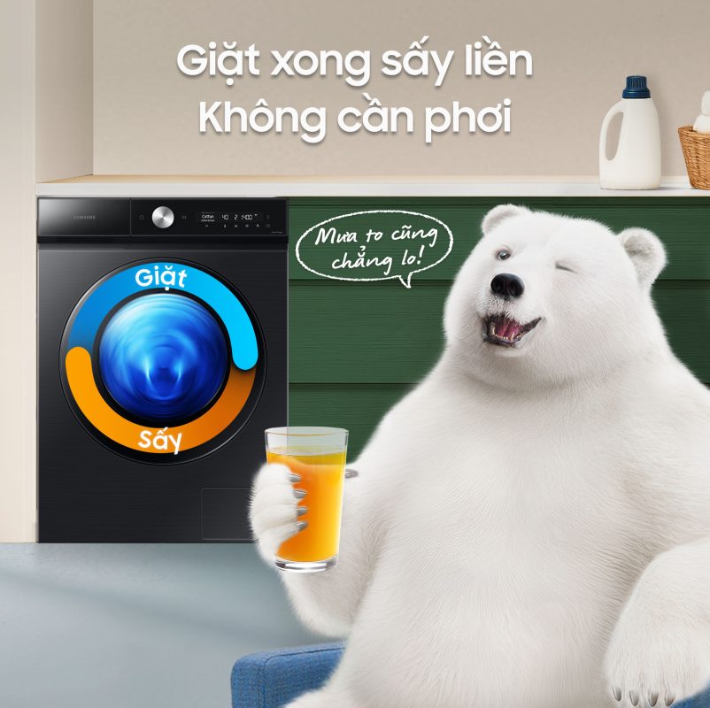 Giặt sấy 2 trong 1
