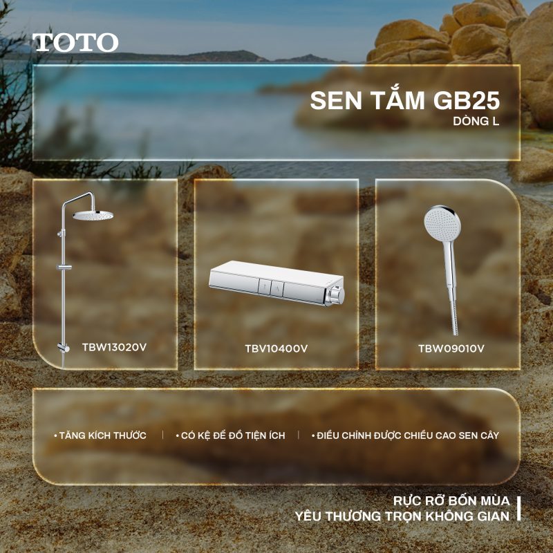 Sen tắm GB25 dòng L
