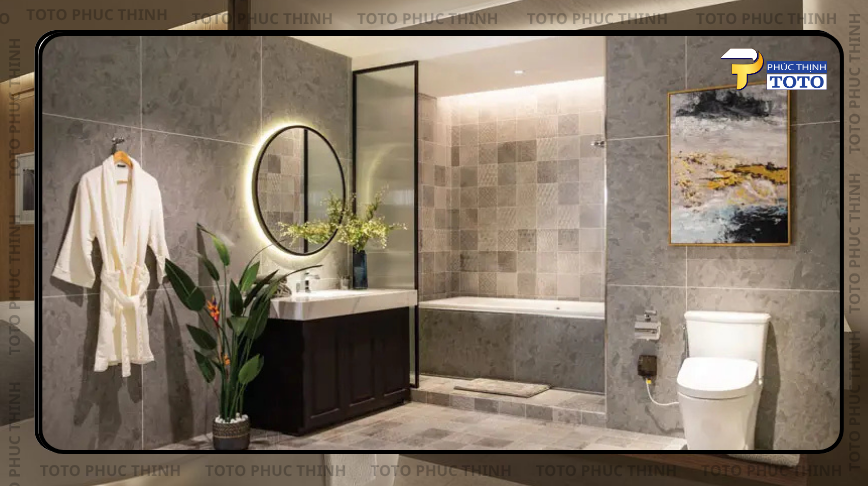 Phòng tắm nhỏ đẹp hiện đại