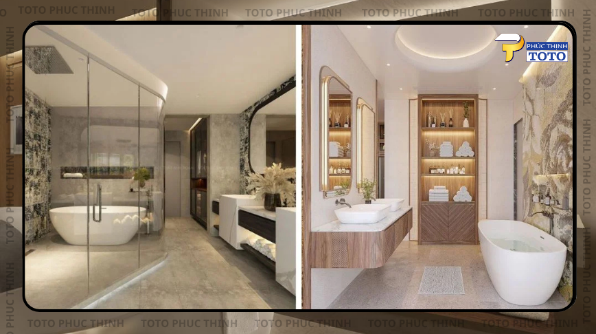 phòng tắm đẹp nhà phố giá rẻ