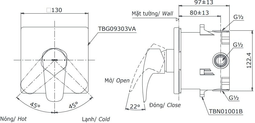TBG09303VA/TBN01001B