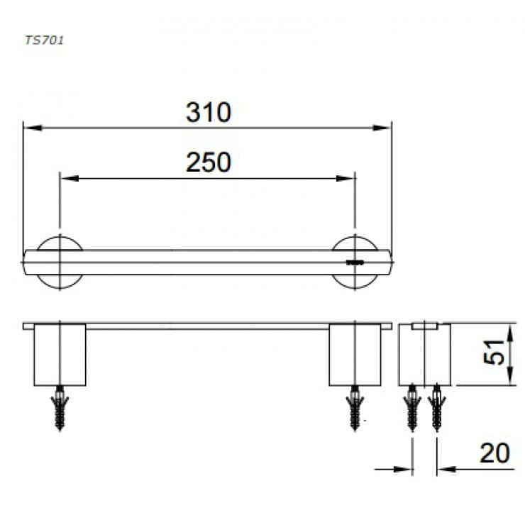 TS701 TOTO chính hãng TS701