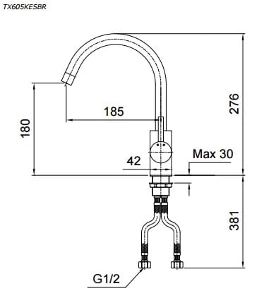 TX605KESBR TOTO chính hãng TX605KESBR