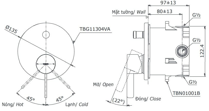 TBG11304VA/TBN01001B 