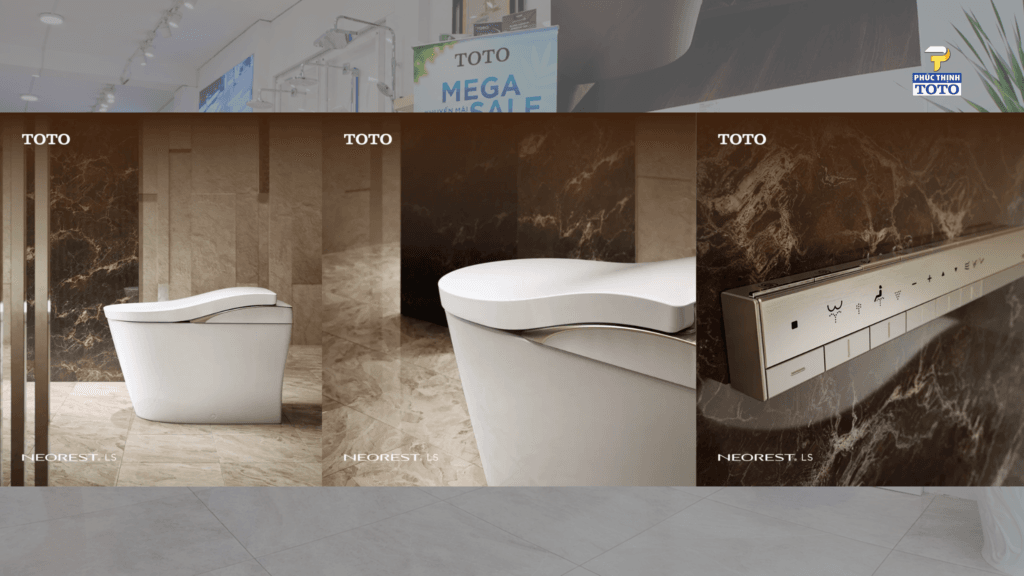 thiết bị vệ sinh TOTO cho biệt thự - bồn cầu neorest cs911vt