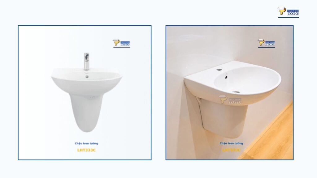 Chậu lavabo TOTO LHT333C#XW