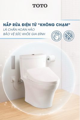 NẮP RỬA ĐIỆN TỬ "KHÔNG CHẠM"