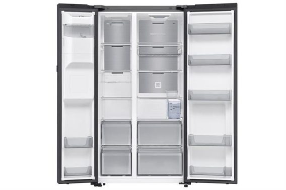 TỦ LẠNH BESPOKE AI SIDE BY SIDE - AI HOME RS90F65D2FSV