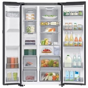 TỦ LẠNH BESPOKE AI SIDE BY SIDE - AI HOME RS90F65D2FSV