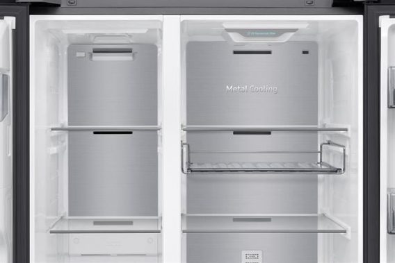 TỦ LẠNH BESPOKE AI SIDE BY SIDE - AI HOME RS90F65D2FSV