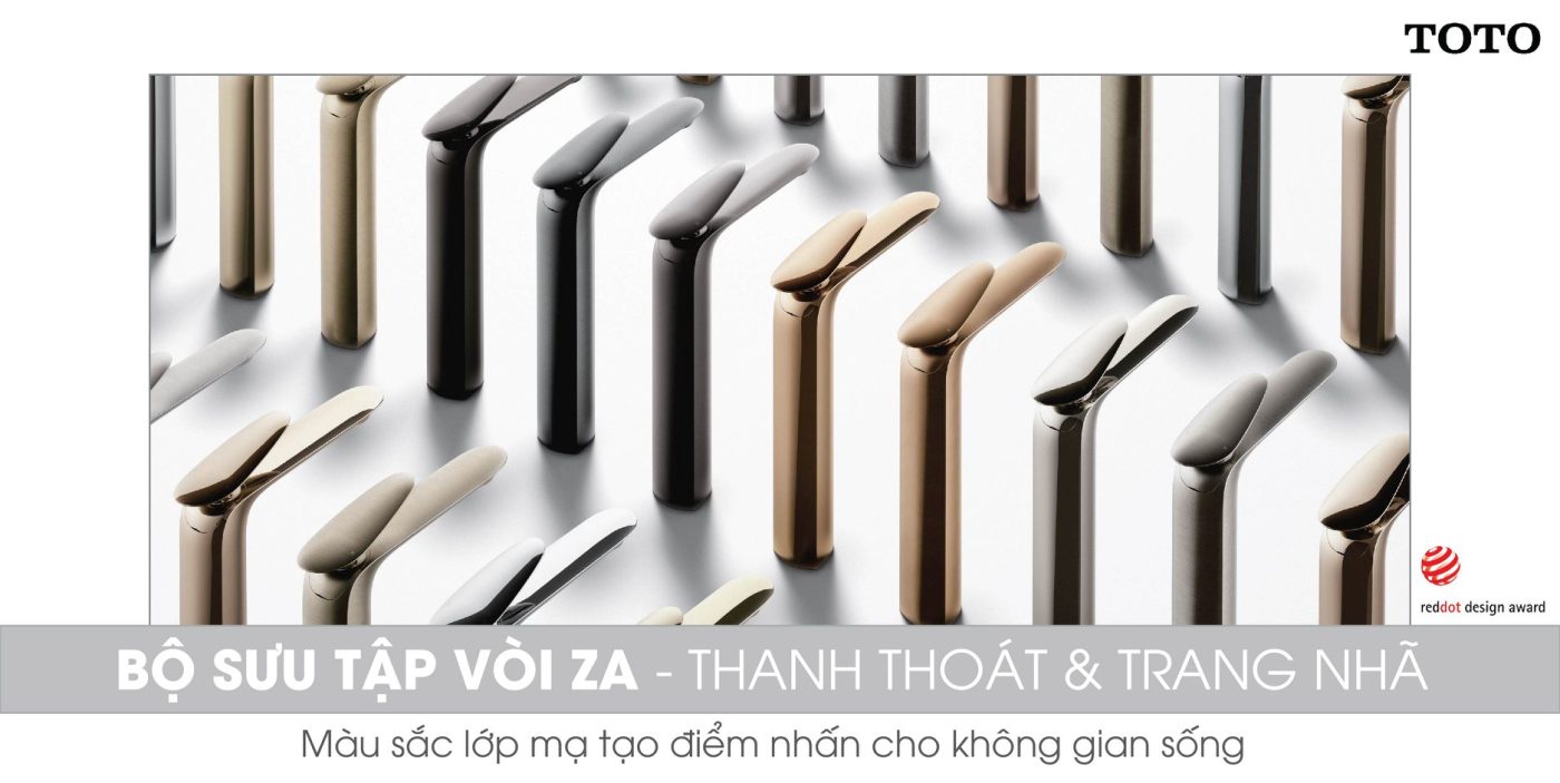 ĐA DẠNG MÀU SẮC TRONG BỘ SƯU TẬP VÒI ZA