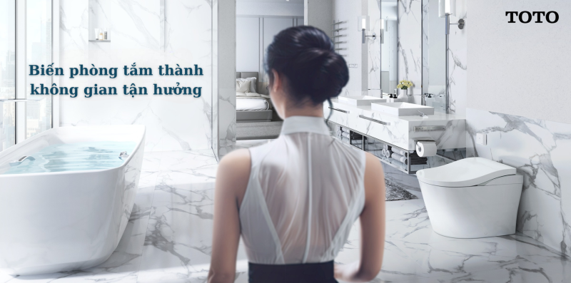 BIẾN PHÒNG TẮM THÀNH KHÔNG GIAN TẬN HƯỞNG