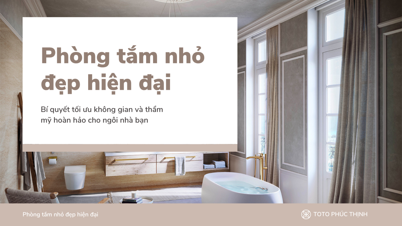 Phòng tắm nhỏ đẹp hiện đại
