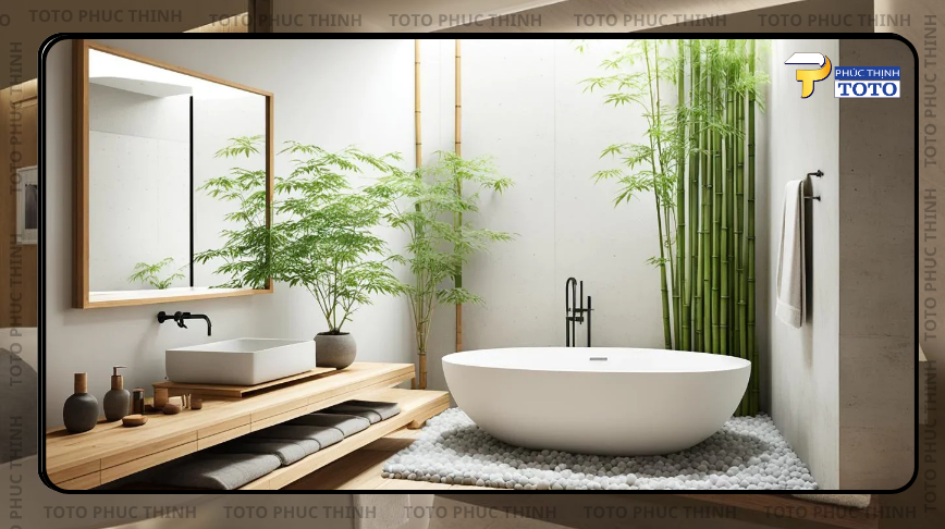 phòng tắm phong cách minimal