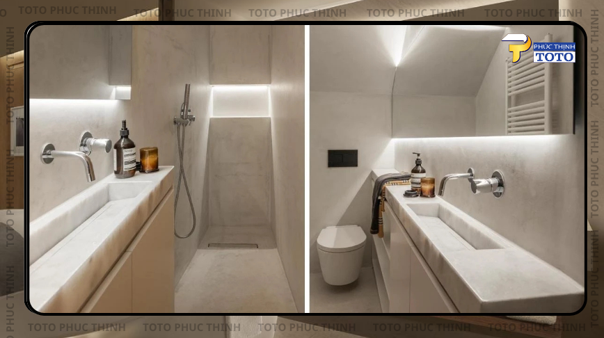 Thiết kế phòng tắm nhỏ 1m2