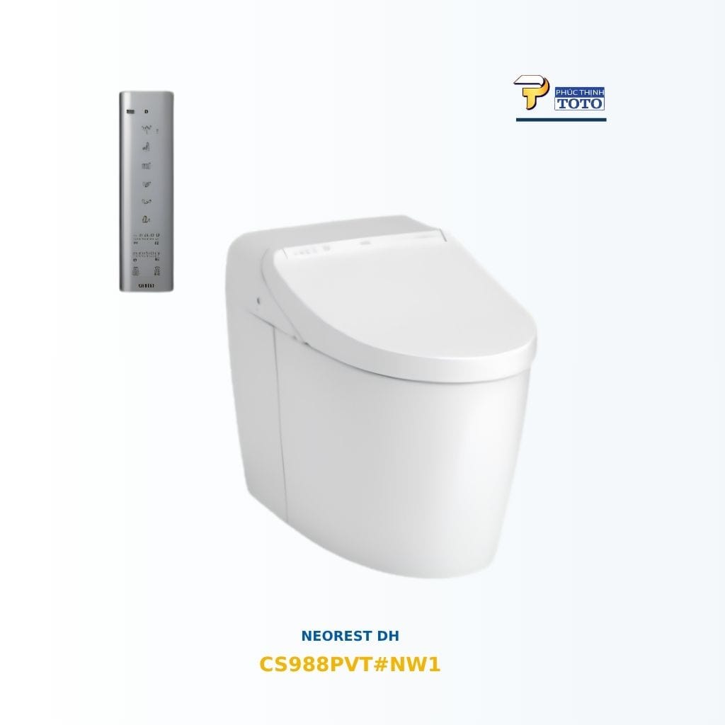 TOTO NEOREST DH CS988PVT#NW1/TCF9575Z#NW1 TOTO chính hãng TOTO NEOREST DH CS988PVT#NW1/TCF9575Z#NW1