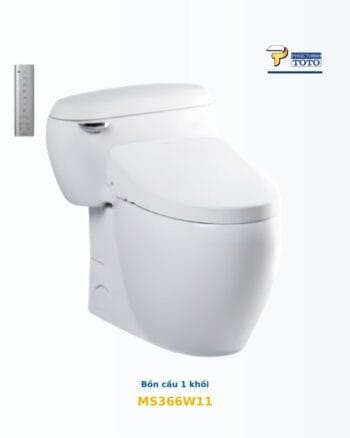Bồn cầu TOTO MS366W11 kèm WASHLET S7 TCF4911Z