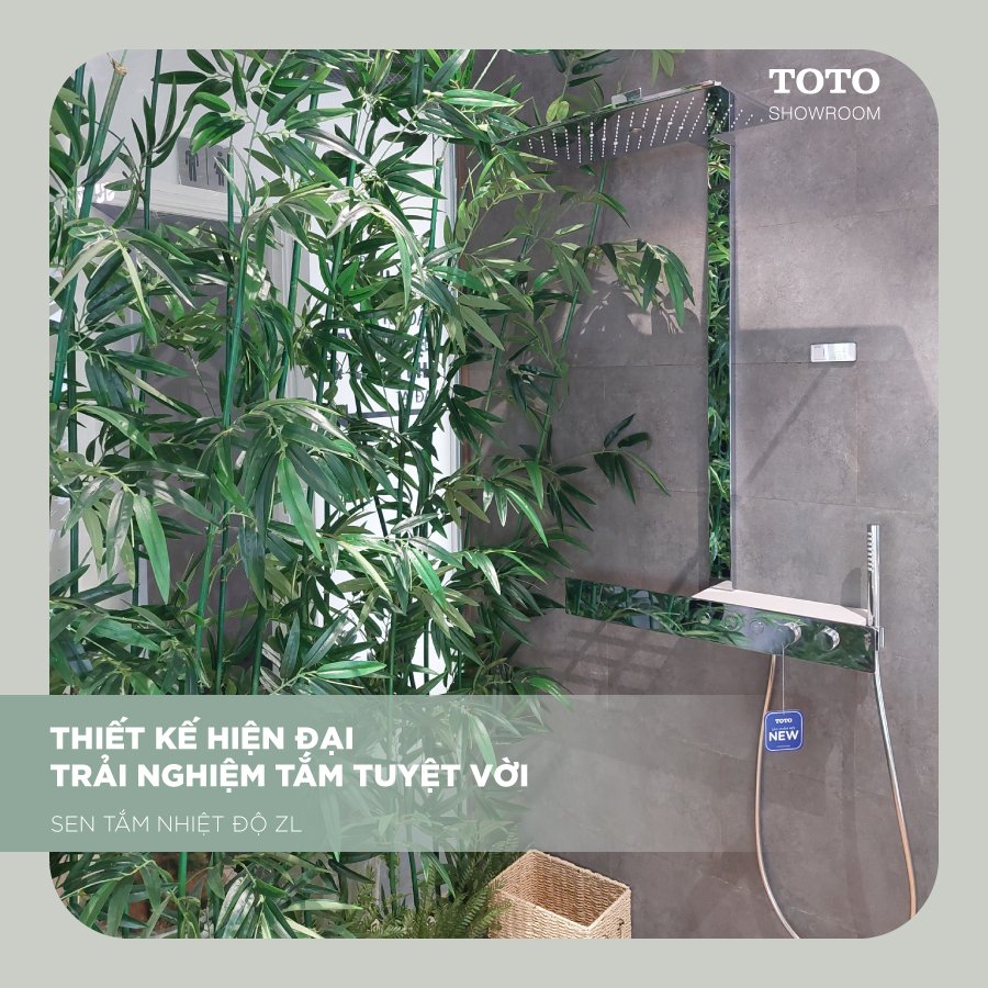 Bộ sen cây nhiệt độ TOTO Z TBW08407A bát sen 470 × 290 mm TOTO chính hãng Bộ sen cây nhiệt độ TOTO Z TBW08407A bát sen 470 × 290 mm