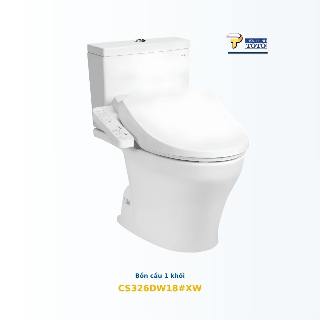 Bồn cầu TOTO CS326DW18#XW WASHLET C2 cơ bản TOTO chính hãng CS326DW18#XW