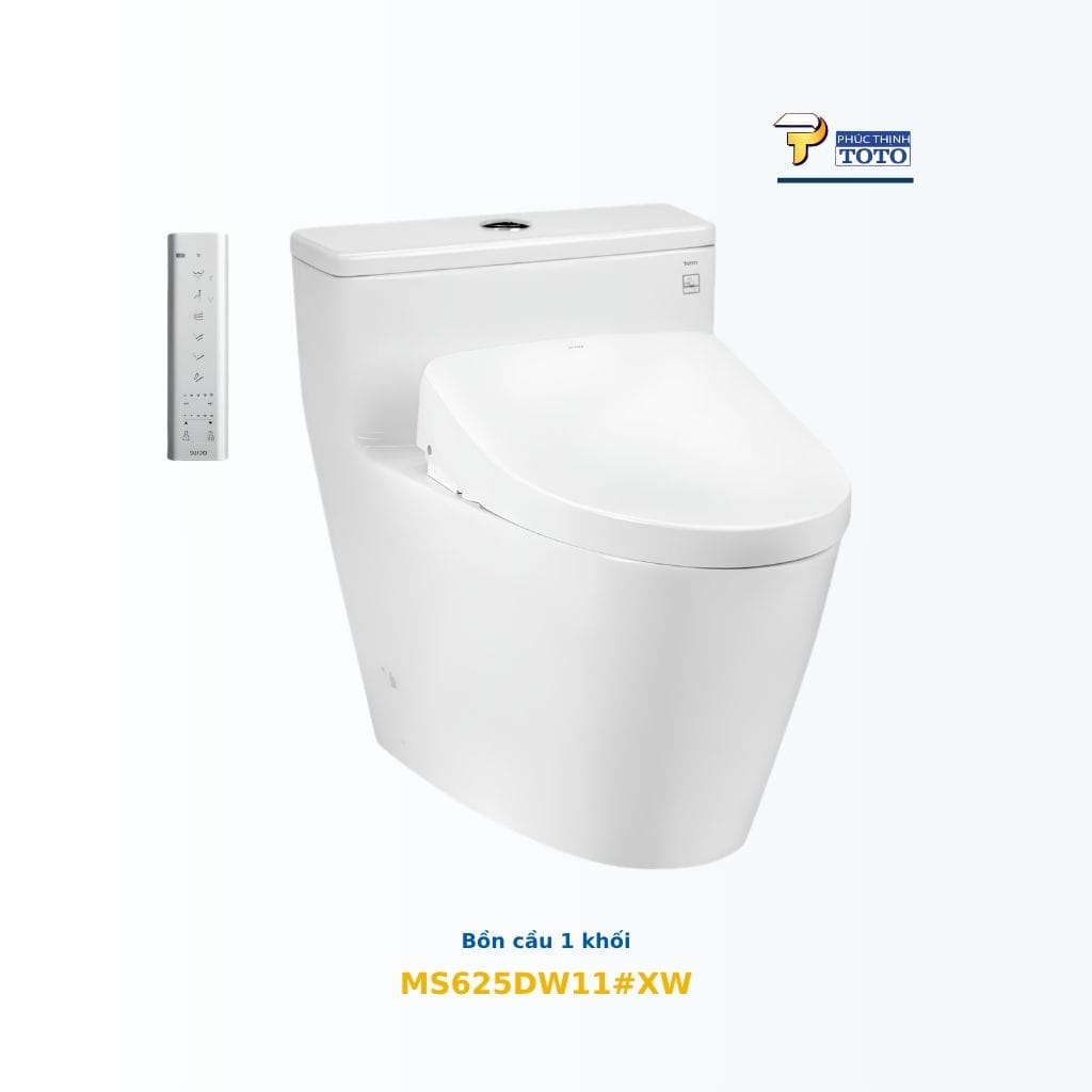 BỒN CẦU TOTO MS625DW11#XW KÈM WASHLET S7 TCF4911Z TOTO chính hãng bồn cầu TOTO MS625DW11#XW