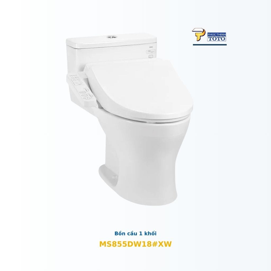 Bồn cầu TOTO MS855DW18#XW WASHLET C2 cơ bản TOTO chính hãng MS855DW18#XW