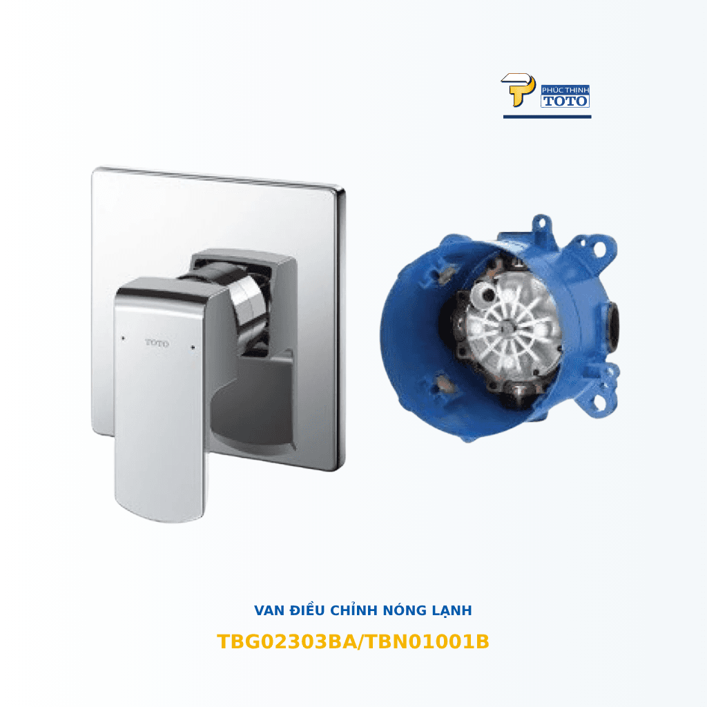 Van âm tường TOTO TBG02303B/TBN01001B GR 1 đường TOTO chính hãng Van âm tường TOTO TBG02303B/TBN01001B GR 1 đường