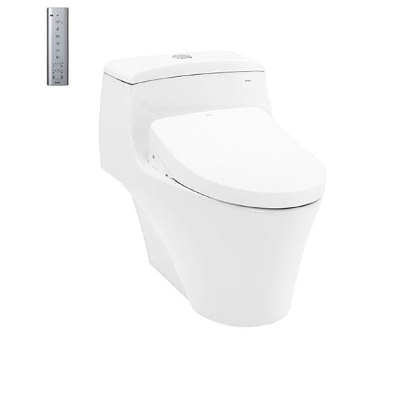 Bồn cầu một khối TOTO MS823CDRW12#XW kèm WASHLET S7 TOTO chính hãng MS823CDRW12#XW