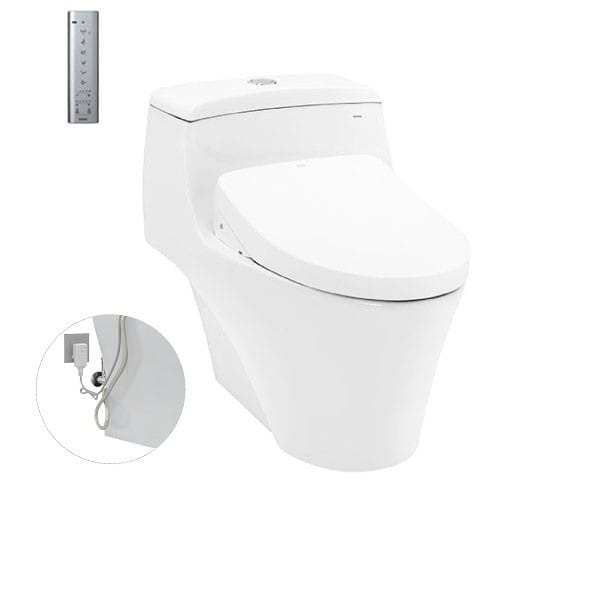 Bồn cầu một khối TOTO MS823DRW11#XW kèm WASHLET S7 TOTO chính hãng Bồn cầu một khối TOTO MS823DRW11#XW kèm WASHLET S7