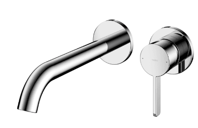 Vòi lavabo nóng lạnh TOTO TVLM112NS New Standard cổ cao TOTO chính hãng Vòi Lavabo Gắn Tường TOTO TLG11308B