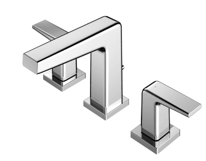 Vòi lavabo nóng lạnh TOTO TLG10201B GB 3 lỗ tay vặn TOTO chính hãng TLG10201B
