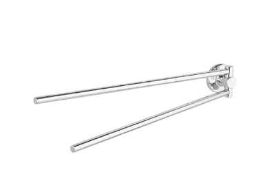 Thanh vắt khăn đôi xoay TOTO TX725AC 450 mm TOTO chính hãng Thanh vắt khăn đôi xoay TOTO TX725AC