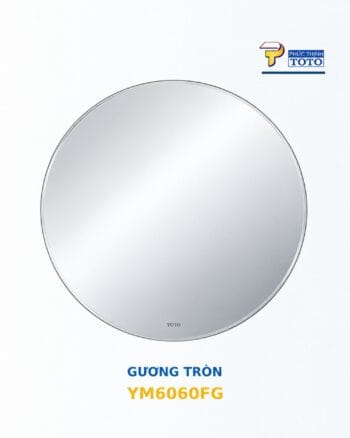 Gương phòng tắm tròn chống mốc TOTO YM6060FG Ø600 mm