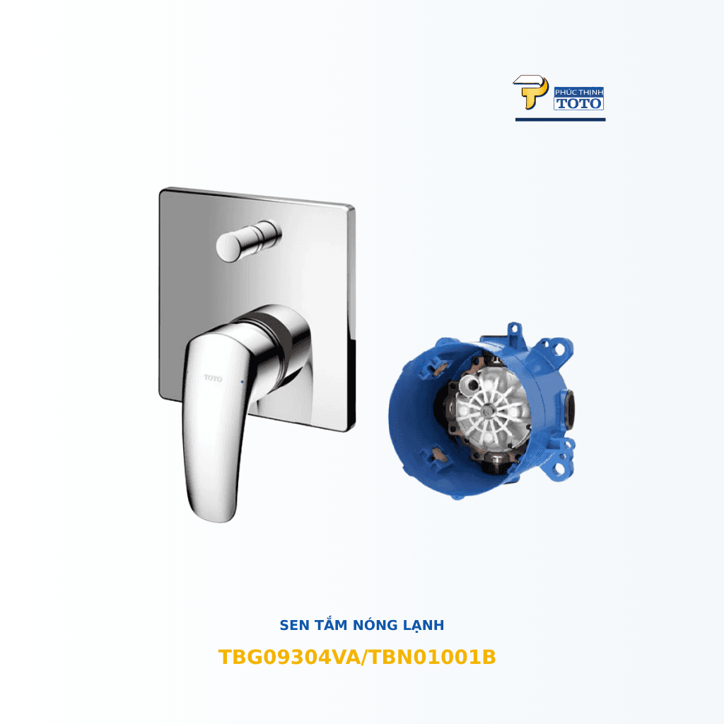 Van nóng lạnh âm tường TOTO TBG09304V/TBN01001B GM 2 đường nước TOTO chính hãng Van nóng lạnh âm tường TOTO TBG09304V/TBN01001B GM 2 đường nước
